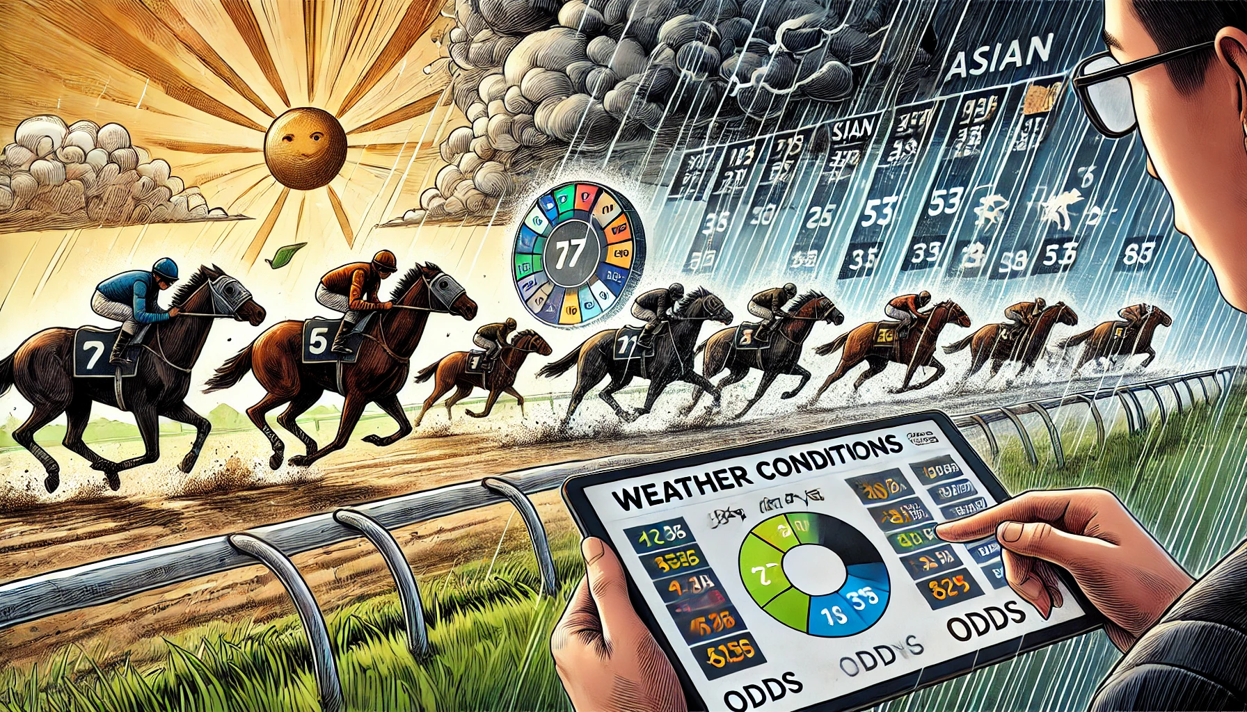 How Asian Weather Conditions Influence Horse Racing Bets